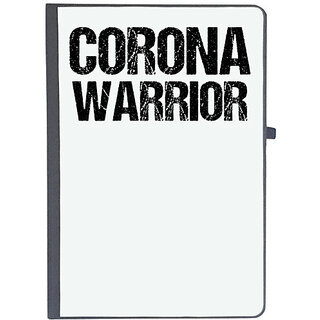                       UDNAG Ruled Notebook Diary 'Corona | Corona Warrior', [A5 80Pages 80GSM]                                              