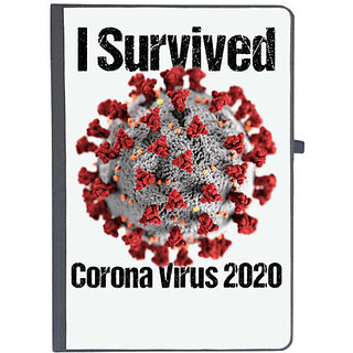                       UDNAG Ruled Notebook Diary 'Corona | I servived corona virus 2020', [A5 80Pages 80GSM]                                              