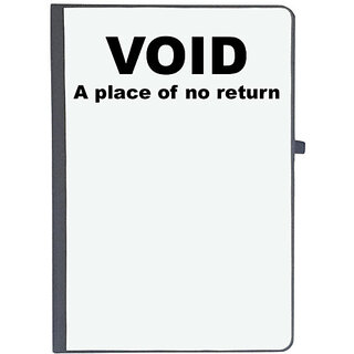                       UDNAG Ruled Notebook Diary 'Coder | VOID a place of no return', [A5 80Pages 80GSM]                                              