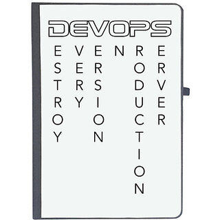                       UDNAG Ruled Notebook Diary 'Coder | Develops Destroy Every Version On Production Server', [A5 80Pages 80GSM]                                              