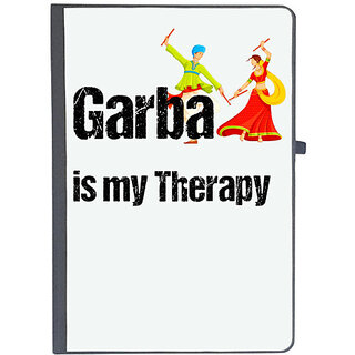                       UDNAG Ruled Notebook Diary 'Gujju | garba is my Therapy', [A5 80Pages 80GSM]                                              