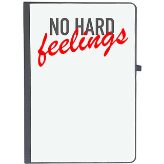                       UDNAG Ruled Notebook Diary 'No hard feelings', [A5 80Pages 80GSM]                                              