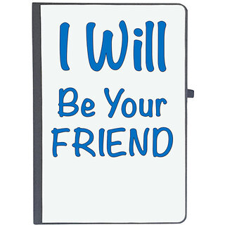                       UDNAG Ruled Notebook Diary 'Best Friend | I will be your friend', [A5 80Pages 80GSM]                                              