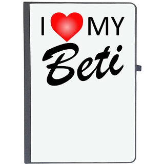                       UDNAG Ruled Notebook Diary 'Son Daughter | I love me beti', [A5 80Pages 80GSM]                                              