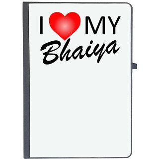                       UDNAG Ruled Notebook Diary 'Brother Sister | I love my Bhaiya', [A5 80Pages 80GSM]                                              