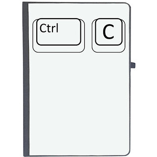                       UDNAG Ruled Notebook Diary 'Couple | Control copy', [A5 80Pages 80GSM]                                              
