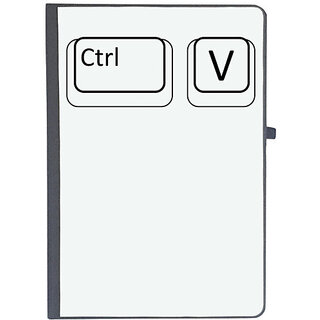                       UDNAG Ruled Notebook Diary 'Couple | Control Paste', [A5 80Pages 80GSM]                                              