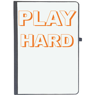                       UDNAG Ruled Notebook Diary 'Play Hard', [A5 80Pages 80GSM]                                              