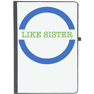                       UDNAG Ruled Notebook Diary 'Brother Sister | Like Sister', [A5 80Pages 80GSM]                                              
