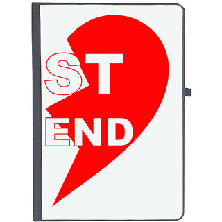                       UDNAG Ruled Notebook Diary 'Best Friend | ST END', [A5 80Pages 80GSM]                                              