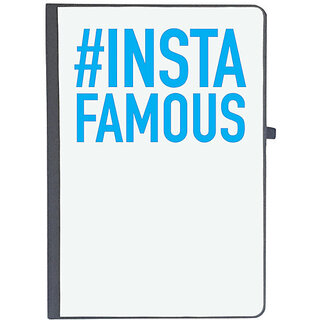                       UDNAG Ruled Notebook Diary 'Hashtag | #Insta Famous', [A5 80Pages 80GSM]                                              