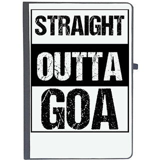                       UDNAG Ruled Notebook Diary 'Goa | Straight outta Goa', [A5 80Pages 80GSM]                                              