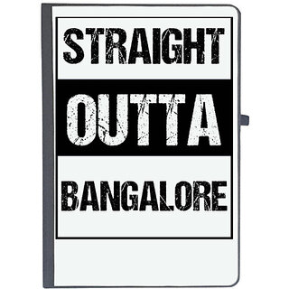                       UDNAG Ruled Notebook Diary 'Bangalore | Straight outta Bangalore', [A5 80Pages 80GSM]                                              