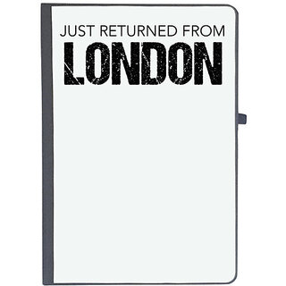                       UDNAG Ruled Notebook Diary 'London | Just Return from London', [A5 80Pages 80GSM]                                              
