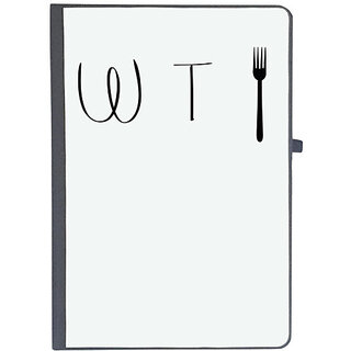                       UDNAG Ruled Notebook Diary 'What the Fork', [A5 80Pages 80GSM]                                              
