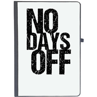                       UDNAG Ruled Notebook Diary 'No days off', [A5 80Pages 80GSM]                                              