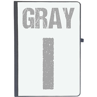                       UDNAG Ruled Notebook Diary 'Navratri | Gray', [A5 80Pages 80GSM]                                              