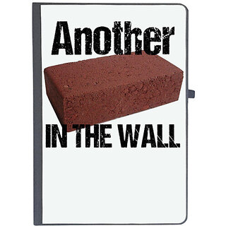                       UDNAG Ruled Notebook Diary 'Brick | Another brick in the wall', [A5 80Pages 80GSM]                                              