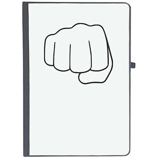                       UDNAG Ruled Notebook Diary 'fist bumb', [A5 80Pages 80GSM]                                              