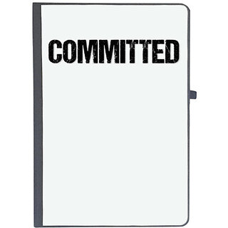                       UDNAG Ruled Notebook Diary 'Committed', [A5 80Pages 80GSM]                                              
