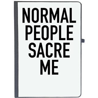                       UDNAG Ruled Notebook Diary 'Normal People Sacre me', [A5 80Pages 80GSM]                                              