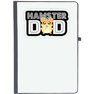                      UDNAG Ruled Notebook Diary 'Dad | hamster Dad', [A5 80Pages 80GSM]                                              