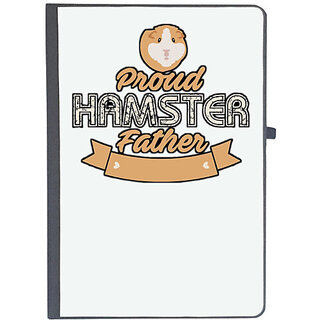                       UDNAG Ruled Notebook Diary 'Father | Proud Hamster Father', [A5 80Pages 80GSM]                                              