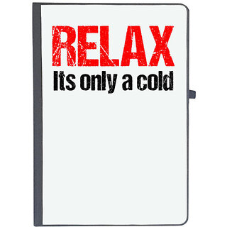                       UDNAG Ruled Notebook Diary 'Corona | Relax its anly a cold', [A5 80Pages 80GSM]                                              