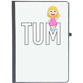                       UDNAG Ruled Notebook Diary 'Couple | Tum', [A5 80Pages 80GSM]                                              