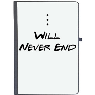                       UDNAG Ruled Notebook Diary 'Couple | Will never end', [A5 80Pages 80GSM]                                              