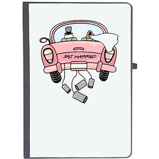                       UDNAG Ruled Notebook Diary 'Love Couple | Just Married', [A5 80Pages 80GSM]                                              
