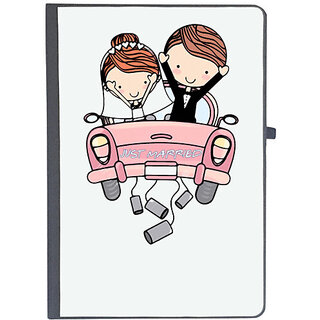                       UDNAG Ruled Notebook Diary 'Couple wedding | Just Married', [A5 80Pages 80GSM]                                              