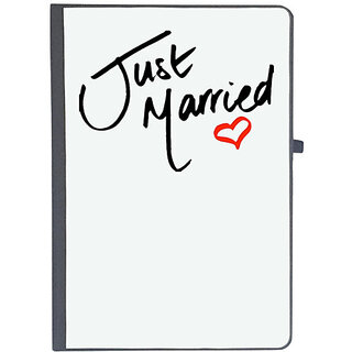                       UDNAG Ruled Notebook Diary 'Couple | Just Married Love', [A5 80Pages 80GSM]                                              