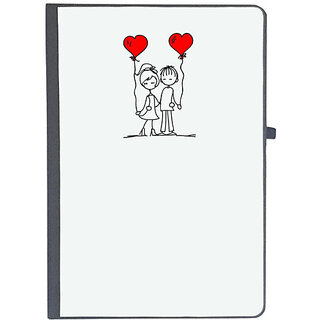                       UDNAG Ruled Notebook Diary 'Couple | Just Married', [A5 80Pages 80GSM]                                              