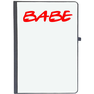                       UDNAG Ruled Notebook Diary 'Couple | Babe', [A5 80Pages 80GSM]                                              