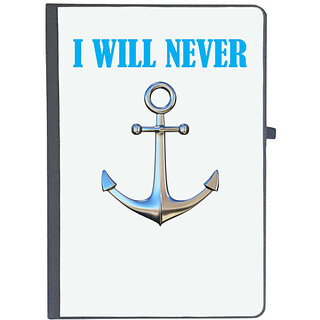                       UDNAG Ruled Notebook Diary 'Couple | I will never', [A5 80Pages 80GSM]                                              