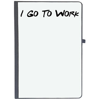                       UDNAG Ruled Notebook Diary 'Couple | I go to work', [A5 80Pages 80GSM]                                              