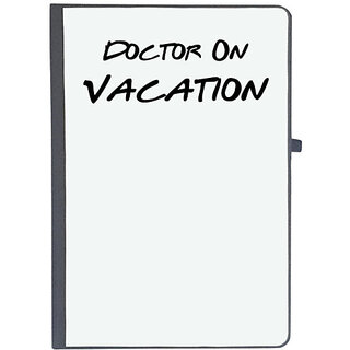                       UDNAG Ruled Notebook Diary 'Doctor | Doctor on Vacation', [A5 80Pages 80GSM]                                              
