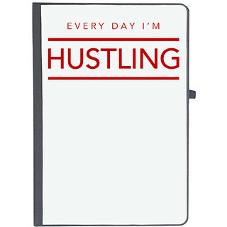                       UDNAG Ruled Notebook Diary 'Every day i'm hustling', [A5 80Pages 80GSM]                                              