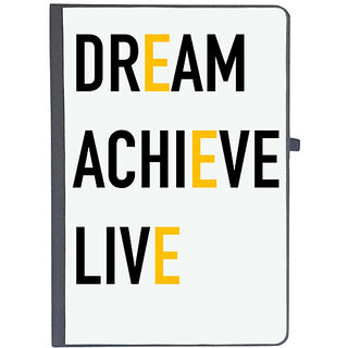                       UDNAG Ruled Notebook Diary 'Dream achive Live', [A5 80Pages 80GSM]                                              