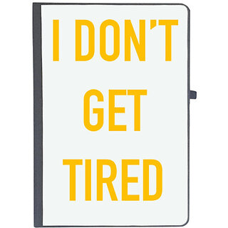                       UDNAG Ruled Notebook Diary 'I dont get tired', [A5 80Pages 80GSM]                                              