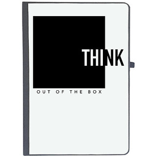                       UDNAG Ruled Notebook Diary 'Think out of the box', [A5 80Pages 80GSM]                                              