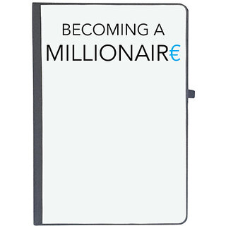                       UDNAG Ruled Notebook Diary 'Millionaire | Becoming a millionaire', [A5 80Pages 80GSM]                                              