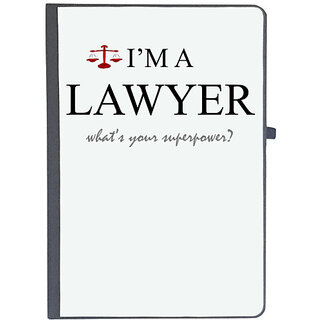                       UDNAG Ruled Notebook Diary 'Lawyer | I am a Lawyer', [A5 80Pages 80GSM]                                              