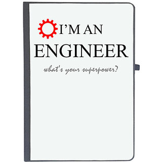                       UDNAG Ruled Notebook Diary 'Engineer | an engineer', [A5 80Pages 80GSM]                                              