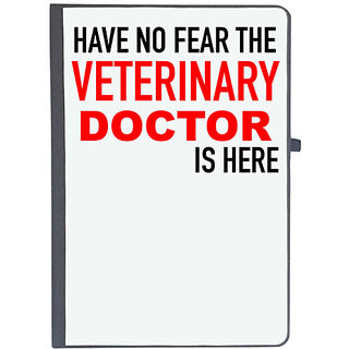                       UDNAG Ruled Notebook Diary 'Doctor | Have no fear the Veternary Doctor is here', [A5 80Pages 80GSM]                                              