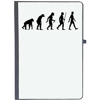                       UDNAG Ruled Notebook Diary 'Ancient Man', [A5 80Pages 80GSM]                                              