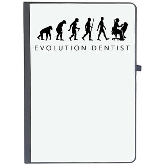                       UDNAG Ruled Notebook Diary 'Dentist | Evolution dentist', [A5 80Pages 80GSM]                                              