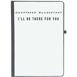                       UDNAG Ruled Notebook Diary 'Chartered Accountant | Chartered Accountant i'll be there for you', [A5 80Pages 80GSM]                                              