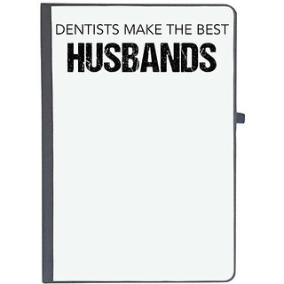                       UDNAG Ruled Notebook Diary 'Dentist | Dentists make the best Husbands', [A5 80Pages 80GSM]                                              